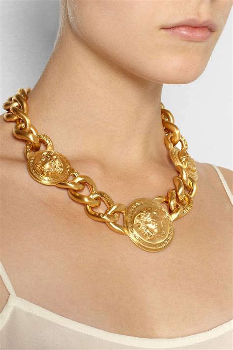 versace neck chain|versace chain women.